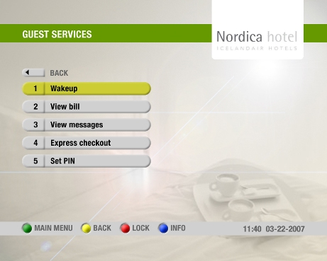 WebH TV - Guest services