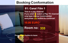 WebH TV - Booking Conformation